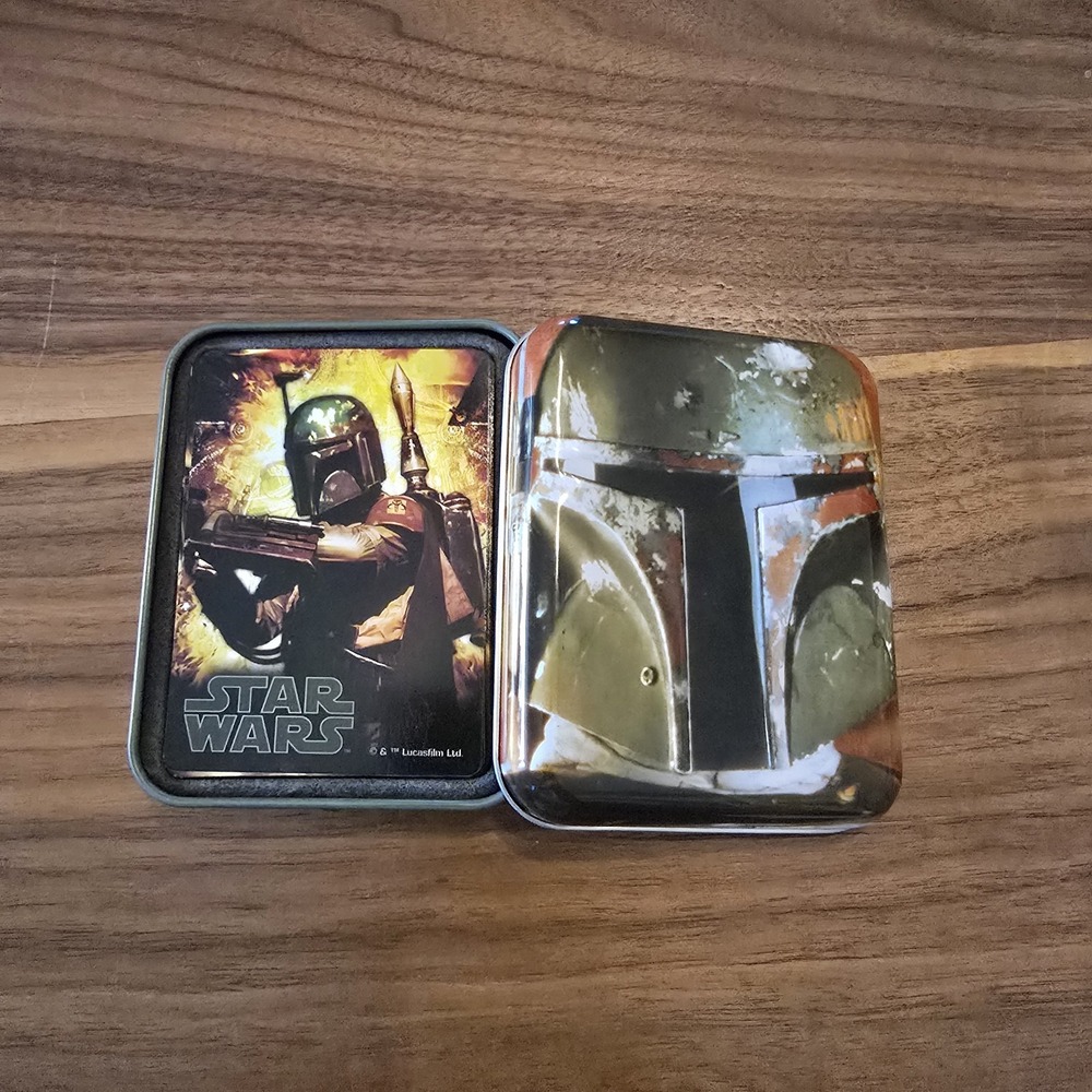 Star Wars Playing Cards Boba Fett Deck Collectible Tin Disney